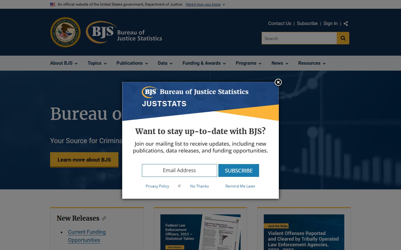 Lehigh County inmate population data context from the Bureau of Justice Statistics jail data page